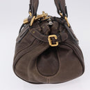 Chloe Paddington Hand Bag Leather Brown Gold Silver Auth yk20745SAM-3