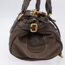 Chloe Paddington Hand Bag Leather Brown Gold Silver Auth yk20745SAM-4