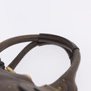 Chloe Paddington Hand Bag Leather Brown Gold Silver Auth yk20745SAM-8