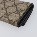 GUCCI GG Supreme Key Case PVC Beige 124611 Auth yk20748A-15