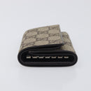 GUCCI GG Supreme Key Case PVC Beige 124611 Auth yk20748A-4