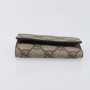 GUCCI GG Supreme Key Case PVC Beige 124611 Auth yk20748A-6