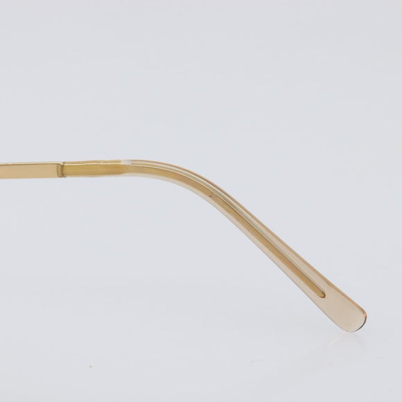 CHANEL Sunglasses metal Gold CC Auth yk20749M