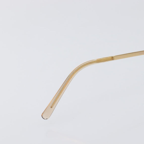 CHANEL Sunglasses metal Gold CC Auth yk20749M
