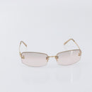CHANEL Sunglasses metal Gold CC Auth yk20749M-13