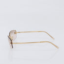 CHANEL Sunglasses metal Gold CC Auth yk20749M-3