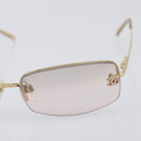 CHANEL Sunglasses metal Gold CC Auth yk20749M-6