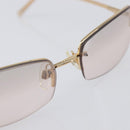 CHANEL Sunglasses metal Gold CC Auth yk20749M-7