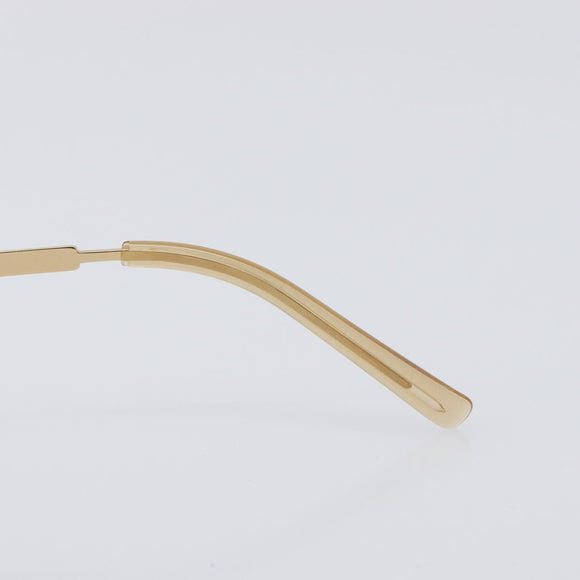 CHANEL Sunglasses metal Gold CC Auth yk20750M