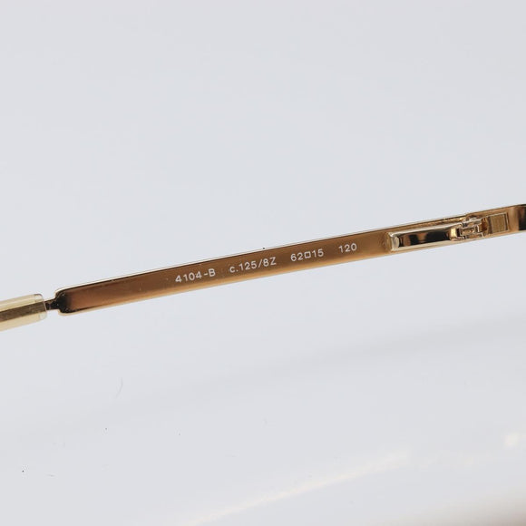 CHANEL Sunglasses metal Gold CC Auth yk20750M