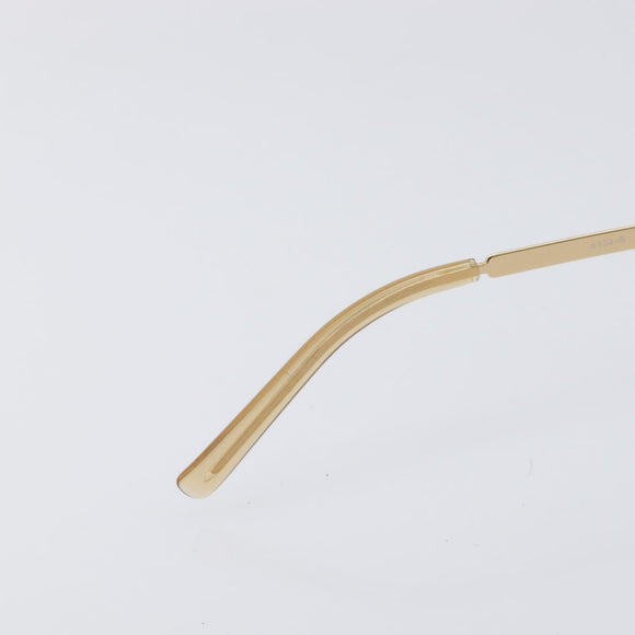 CHANEL Sunglasses metal Gold CC Auth yk20750M