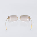 CHANEL Sunglasses metal Gold CC Auth yk20750M-3