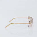 CHANEL Sunglasses metal Gold CC Auth yk20750M-5