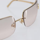 CHANEL Sunglasses metal Gold CC Auth yk20750M-8