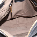Chloe Marcie Hand Bag Leather 2way Black Gold Auth yk20751V-18