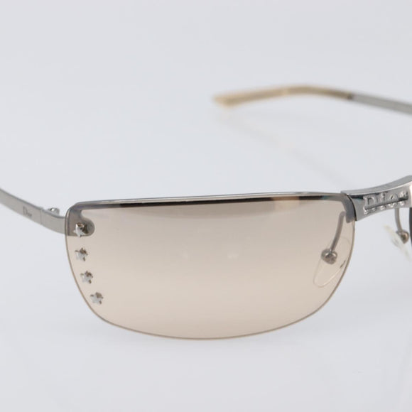Christian Dior Sunglasses metal Brown Auth yk20755M