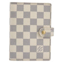 LOUIS VUITTON Damier Azur Agenda PM Day Planner Cover R20706 LV Auth yk20758A-13