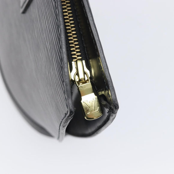 LOUIS VUITTON Epi Saint Jacques Shopping Shoulder Bag Black M52272 Auth yk20759