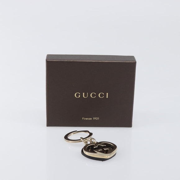 GUCCI Lovely Key Ring metal Gold Auth yk20761M