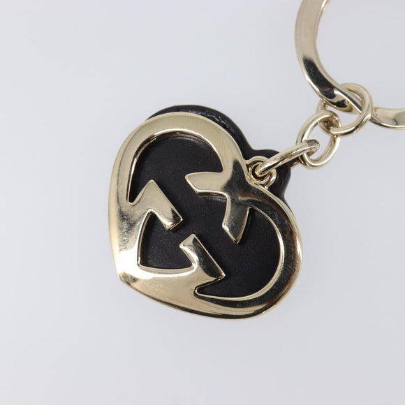 GUCCI Lovely Key Ring metal Gold Auth yk20761M