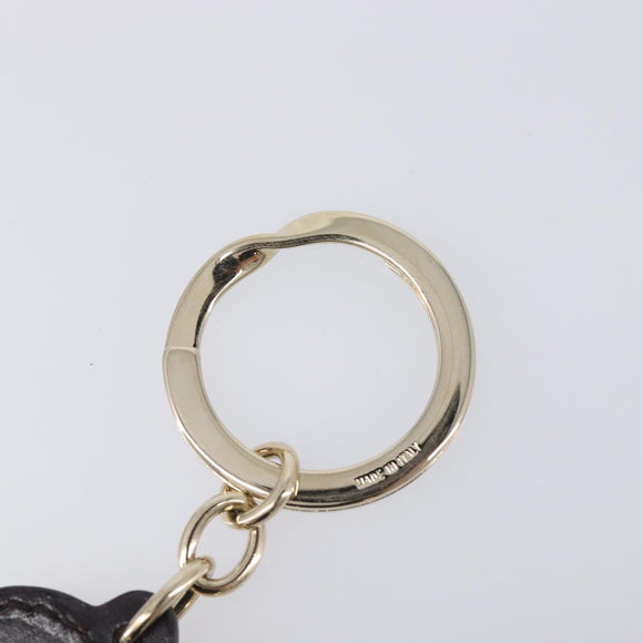 GUCCI Lovely Key Ring metal Gold Auth yk20761M