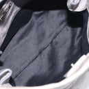 Miu Miu Hand Bag Leather 2way Gray Silver Auth yk20762M-20