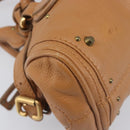 Chloe Mini Paddington Hand Bag Leather Brown Silver gold Auth yk20764V-14