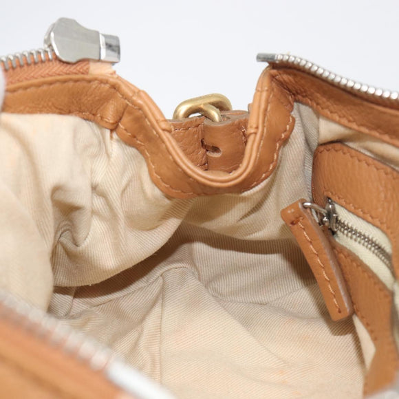 Chloe Mini Paddington Hand Bag Leather Brown Silver gold Auth yk20764V