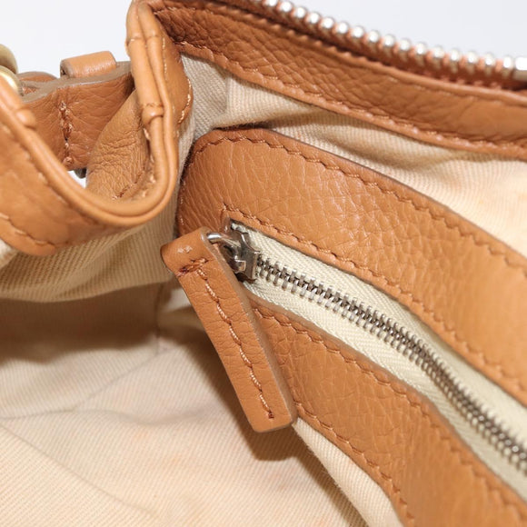 Chloe Mini Paddington Hand Bag Leather Brown Silver gold Auth yk20764V