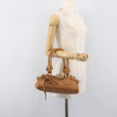 Chloe Mini Paddington Hand Bag Leather Brown Silver gold Auth yk20764V-25