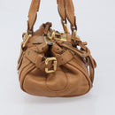 Chloe Mini Paddington Hand Bag Leather Brown Silver gold Auth yk20764V-4