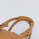 Chloe Mini Paddington Hand Bag Leather Brown Silver gold Auth yk20764V-8