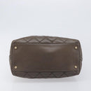 CHANEL Wild Stitch Chain Shoulder Bag Leather Brown Gold CC Auth yk20765V-5