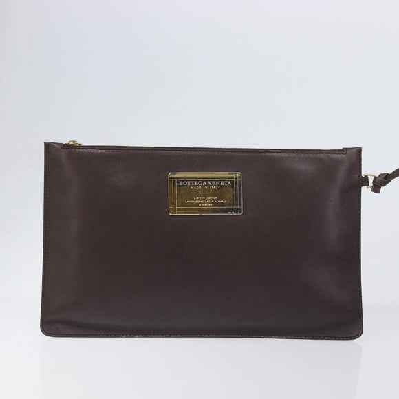 BOTTEGA VENETA INTRECCIATO Cabas PM Hand Bag Leather Brown 141498 Auth yk20767V
