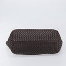 BOTTEGA VENETA INTRECCIATO Cabas PM Hand Bag Leather Brown 141498 Auth yk20767V-5