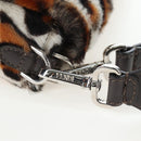 FENDI Leopard Pattern Mamma Baguette Bag Harako Leather 2way Auth yk20769SM-9