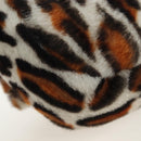 FENDI Leopard Pattern Mamma Baguette Bag Harako Leather 2way Auth yk20769SM-18