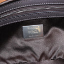 FENDI Leopard Pattern Mamma Baguette Bag Harako Leather 2way Auth yk20769SM-26
