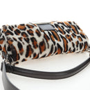 FENDI Leopard Pattern Mamma Baguette Bag Harako Leather 2way Auth yk20769SM-6