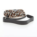 FENDI Leopard Pattern Mamma Baguette Bag Harako Leather 2way Auth yk20769SM-8