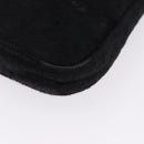 FENDI Mamma Baguette Hand Bag Harako leather Black Silver Auth yk20770A-18