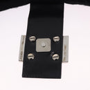 FENDI Mamma Baguette Hand Bag Harako leather Black Silver Auth yk20770A-8