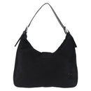 FENDI Mamma Baguette Hand Bag Harako leather Black Silver Auth yk20770A-2