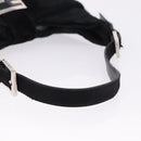 FENDI Mamma Baguette Hand Bag Harako leather Black Silver Auth yk20770A-7