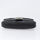 FENDI Mamma Baguette Shoulder Bag Leather Black Silver Auth yk20771SAM-5