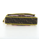 FENDI Zucca Canvas Mamma Baguette Embroidered Multicolor 8BR600 Auth yk20772SAM-5