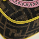 FENDI Zucca Canvas Mamma Baguette Embroidered Multicolor 8BR600 Auth yk20772SAM-9