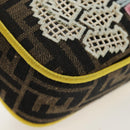 FENDI Zucca Canvas Mamma Baguette Embroidered Multicolor 8BR600 Auth yk20772SAM-17
