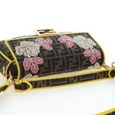 FENDI Zucca Canvas Mamma Baguette Embroidered Multicolor 8BR600 Auth yk20772SAM-6