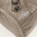 BALENCIAGA The City Hand Bag Leather Beige 115748 Auth yk20774M-18